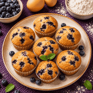 áfonyás muffin